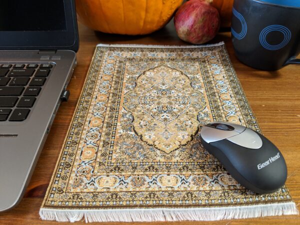 Turkish carpet design mouse pad.