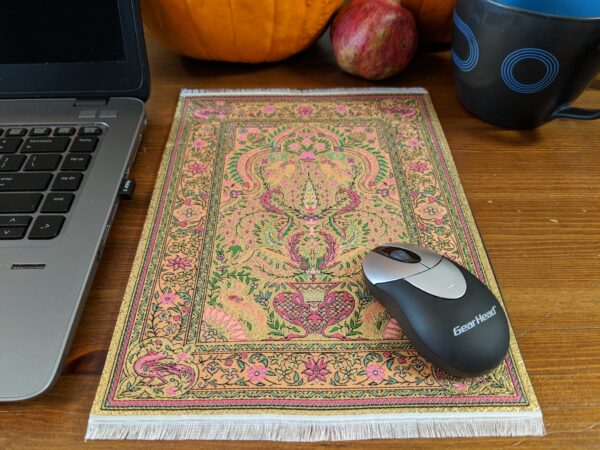 Turkish carpet design mouse pad.