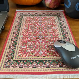 Turkish carpet design mouse pad.