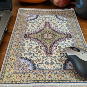 Turkish carpet design mouse pad.