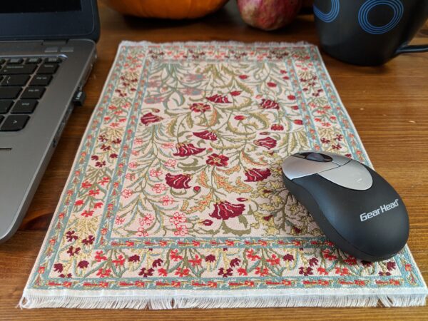 Turkish carpet design mouse pad.