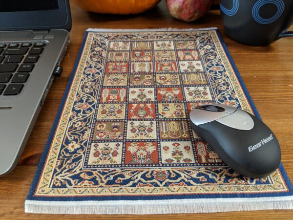 Turkish carpet design mouse pad.