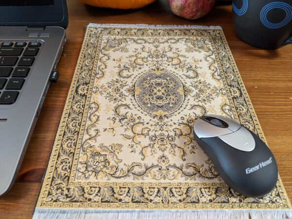 Turkish carpet design mouse pad.