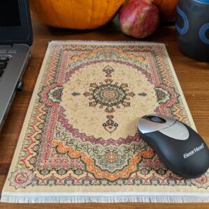 Turkish carpet design mouse pad.