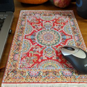 Turkish carpet design mouse pad.