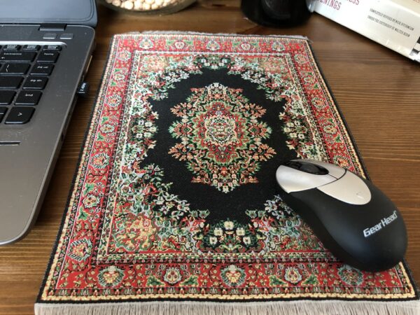 Carpet design mouse pad